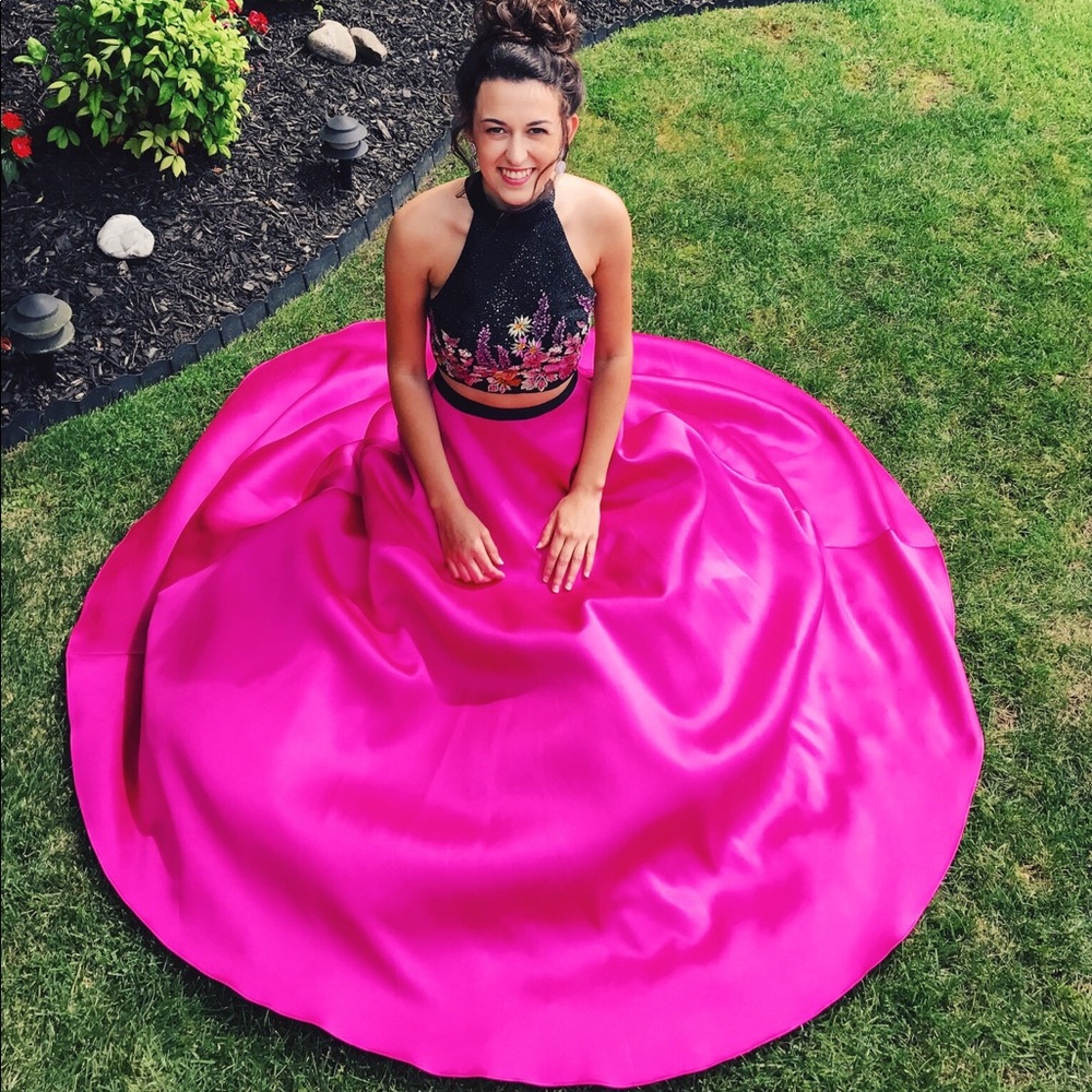 JOVANI TWO PIECE BALLGOWN PROM DRESS